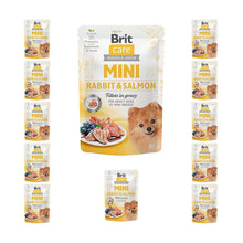 Pakiet Brit Care Mini Adult Rabbit & Salmon Królik z Łososiem Karma Dla Dorosłych Psów Małych Ras 12x 85 g