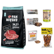Pakiet Pan Mięsko Karma Sucha Dla Dorosłych Psów Wieprzowina Z Dzikiem Rozmiar XL 20 kg + 6 GRATISÓW! Karma Mokra, Przysmaki
