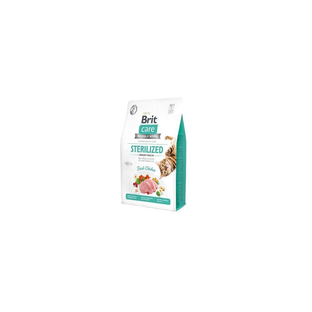 Brit Care Grain Free Sterilized Urinary Health z Kurczakiem Karma Dla Kota  0,4 kg