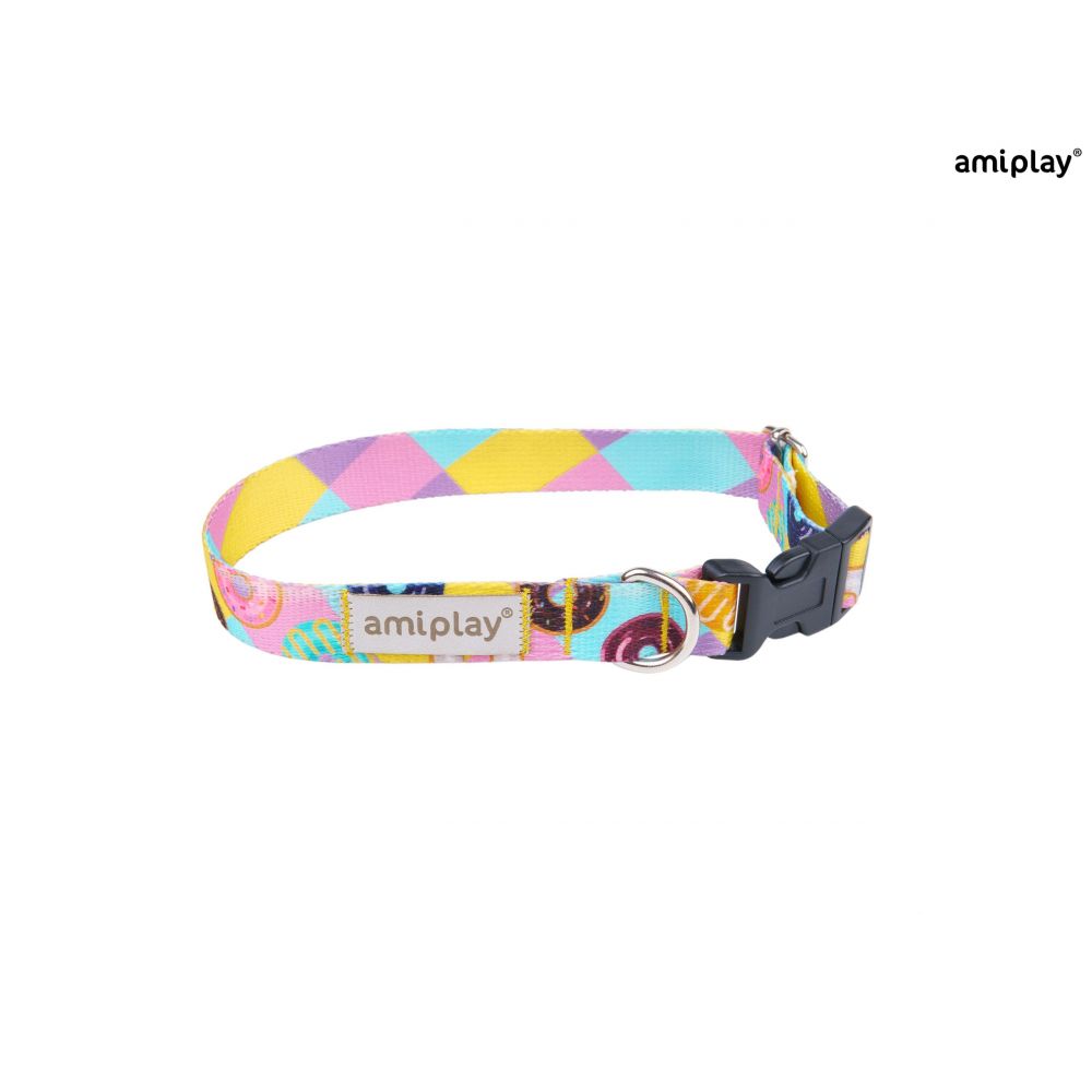Amiplay Obroża Regulowana BeHappy Rozmiar M Donut