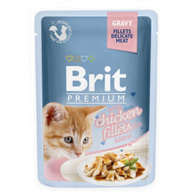 Brit Premium Chicken Fillets Kurczak Kitten Mokra Karma Dla Kociąt 85 g