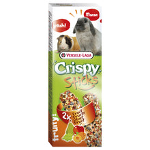 Versele Laga Crispy Sticks Rabbits-Guinea Pigs Fruit Kolby Dla Królików i Kawii Domowych 2 szt