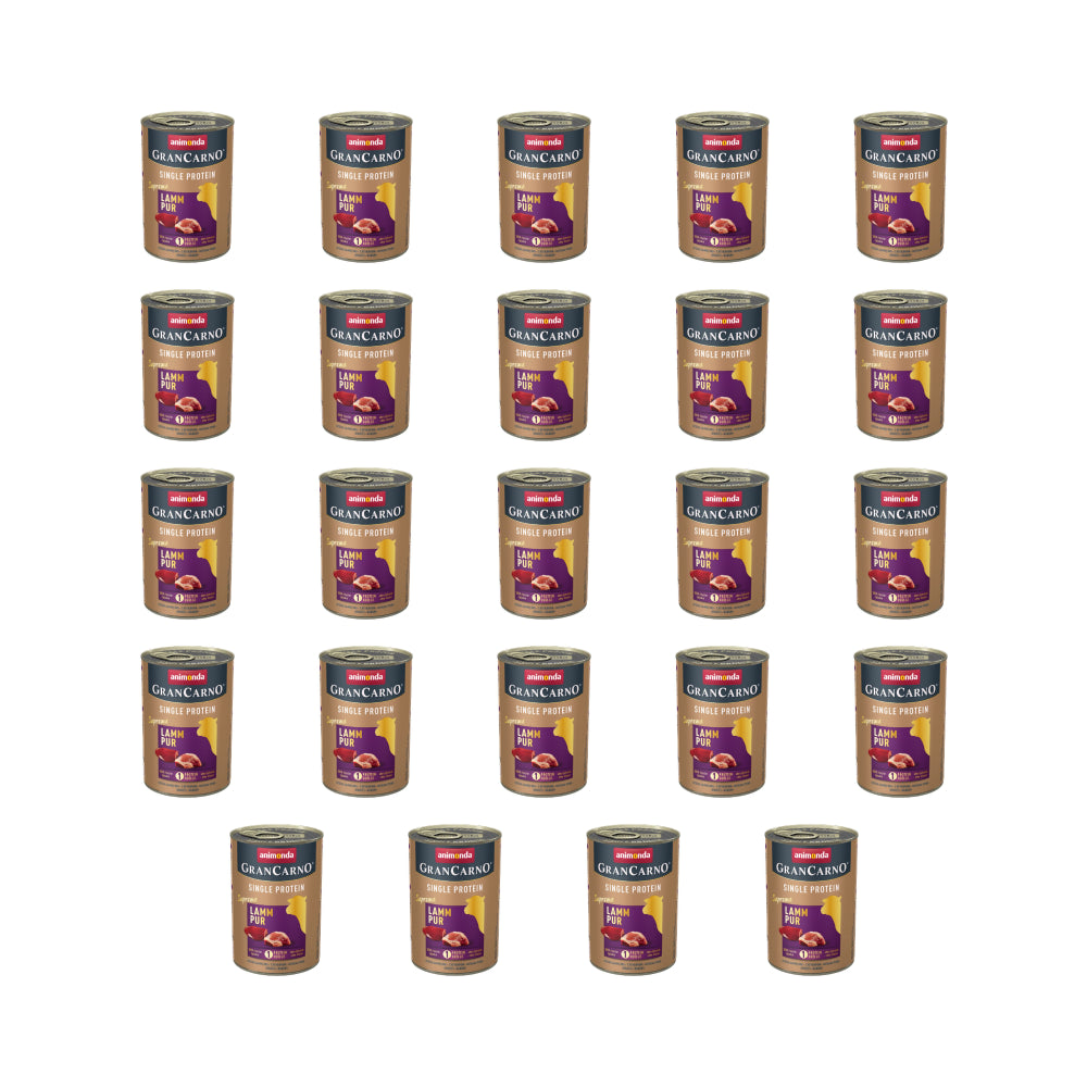 Pakiet Animonda GranCarno Single Protein Jagnięcina 24 x 400 g