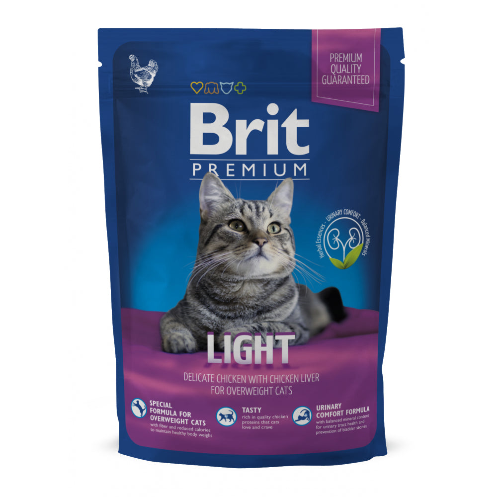 Brit Premium Light Kurczak Wątróbka Drobiowa Karma Dla Kota  0,8 kg