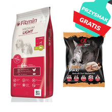 Pakiet Fitmin Medium Light 15 kg + Alpha Spirit Przysmak w Kostce z Indykiem 50 g GRATIS