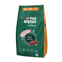 Pan Mięsko Sucha Karma Dla Dorosłych Psów z Ziołami Indyk z Kaczką Rozmiar M 20 kg