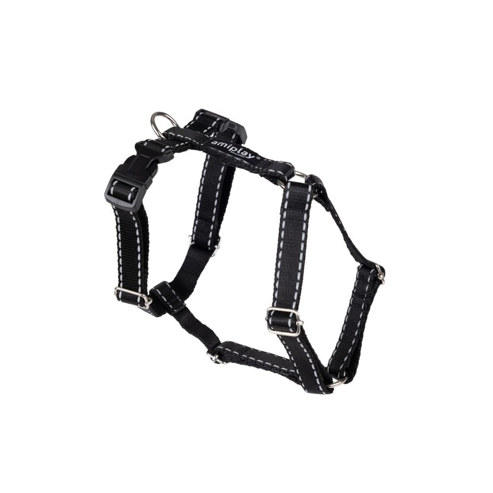 Amiplay Reflective Szelki Regulowane Guard Rozmiar XL Czarne