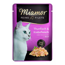 Miamor Filety z tuńczyka i kraba w galaretce 100g