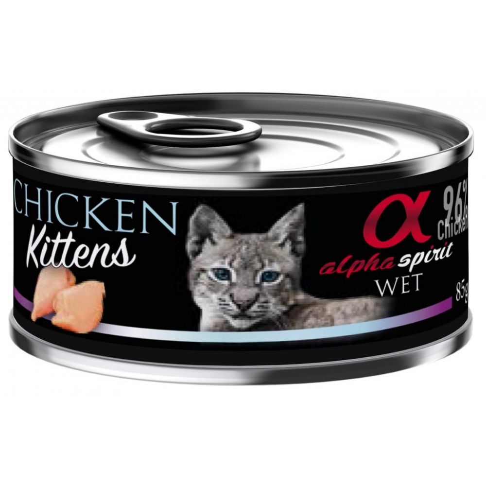 Alpha Spirit Kurczak dla Kociąt 85 g