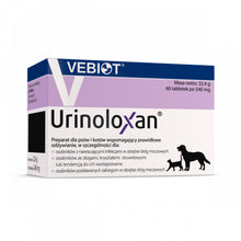 Vebiot Urinoloxan Preparat Dla Psów i Kotów Wspomagający Drogi Moczowe 60 Tabletek