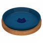 Animal Island Talerzyk Dla Kota z Podstawką Niebieski 18 cm