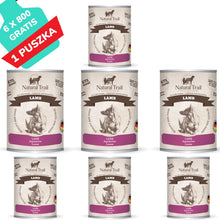 Natural Trail Jagnięcina Bezzbożowa Karma Dla Psa 6 x 800 g + 1 gratis
