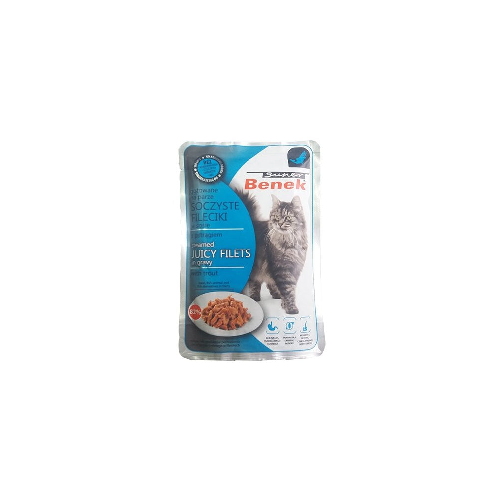 Certech Benek Fileciki w Sosie z Pstrągiem 85 g