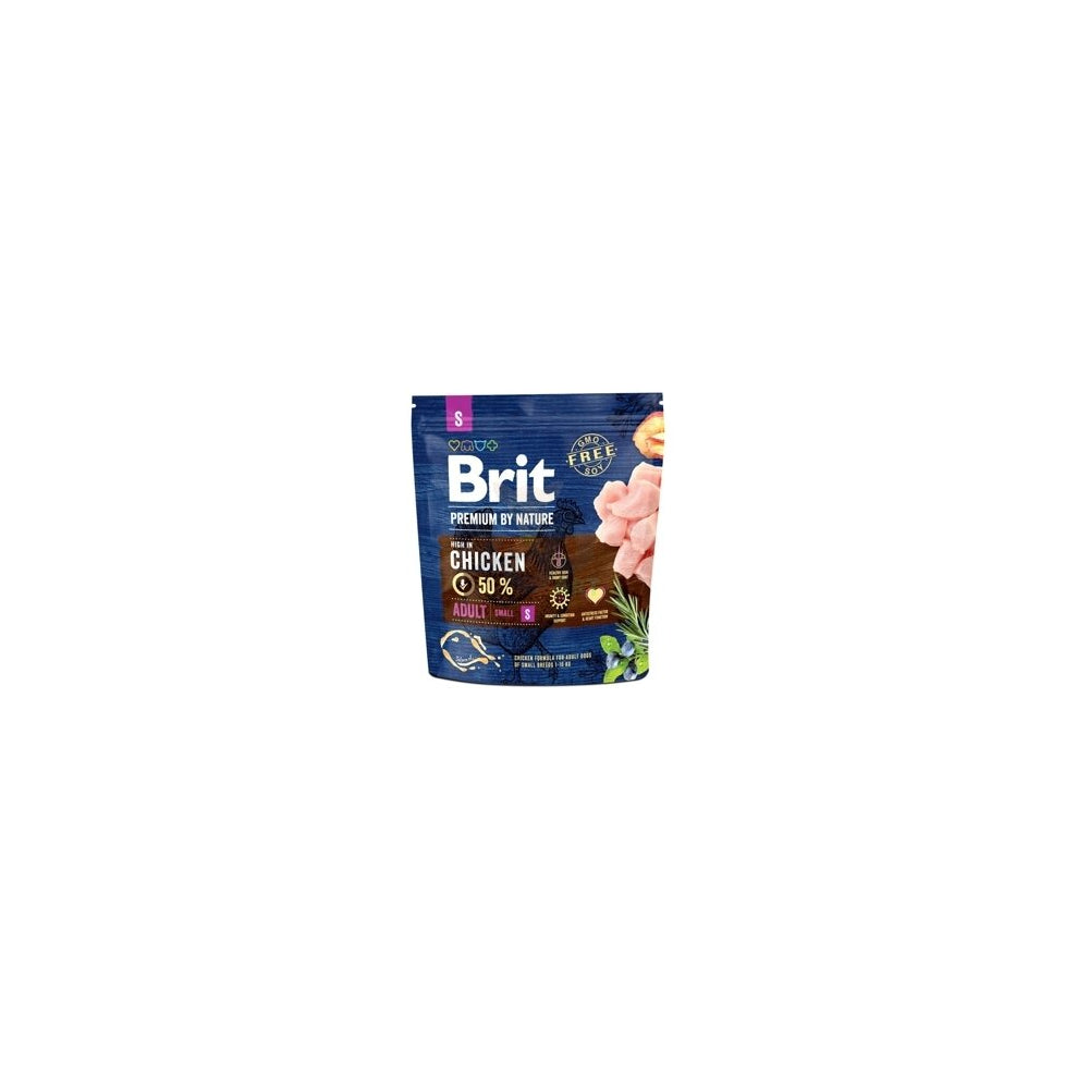 Brit Premium By Nature Chicken Adult Kurczak Karma Dla Dosrosłych Psów Małych Ras S 1 kg