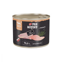 Pan Mięsko Indyk z królikiem 200g karma mokra dla kotów dorosłych