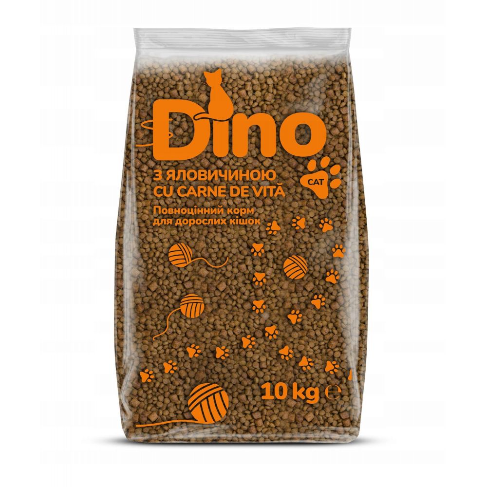 Dino Sucha Karma Dla Kota z Wołowiną 10 kg