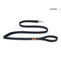 Amiplay Smycz Easy Fix Cotton Czarna 160 - 300 cm Rozmiar M