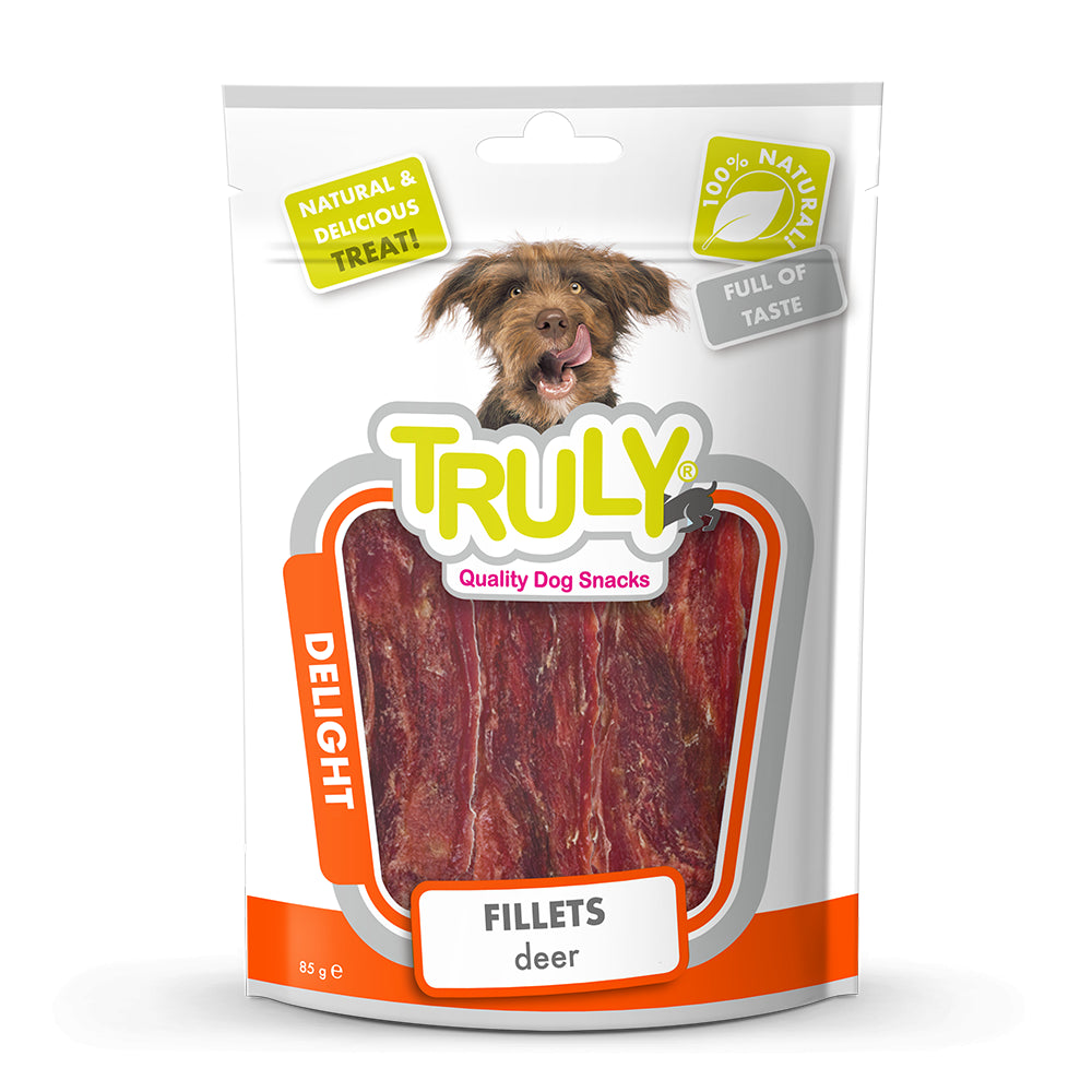 Truly Filety z Jelenia Przysmak Dla Psa 90 g