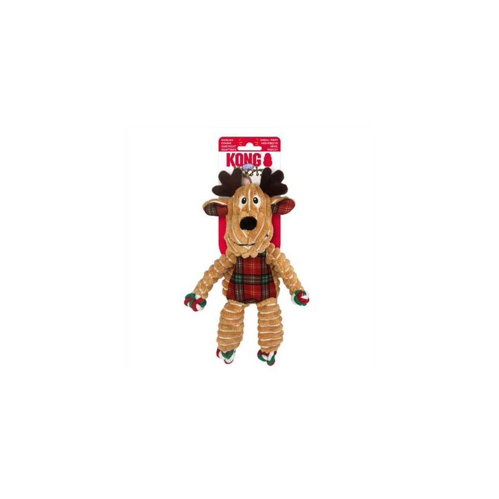Kong Holiday Floppy Knots Reindeer Zabawka Świąteczna Dla Psa