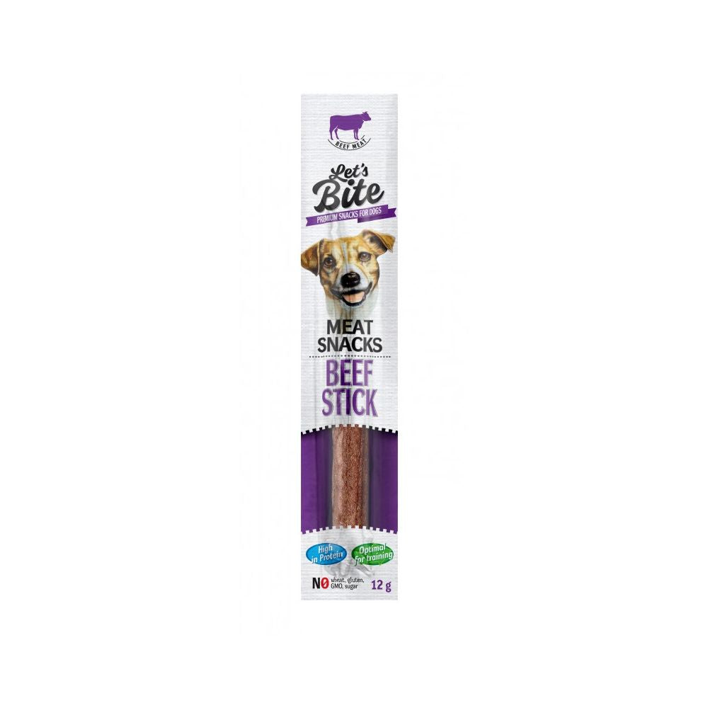 Brit Lets Bite Meat Snacks Beef Stick Wołowina Przysmak Dla Psa  12 g