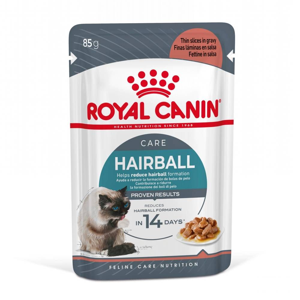ROYAL CANIN Hairball Care Karma Mokra W Sosie Dla Kotów Dorosłych Eliminacja Kul Włosowych 85 g