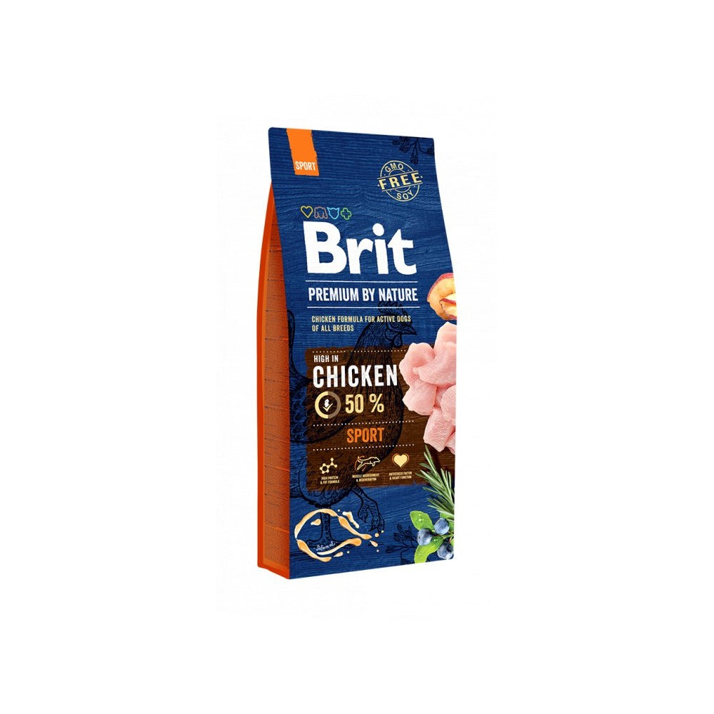 Brit Premium By Nature Sport Chicken Kurczak  Karma Dla Aktywnych Psów 15 kg