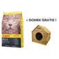 Pakiet Josera Catelux Kaczka Ziemniaki Skóra Sierść Odkłaczanie 10 kg + Tekturowy domek dla kota GRATIS