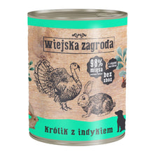 Wiejska Zagroda Królik z Indykiem 800 g