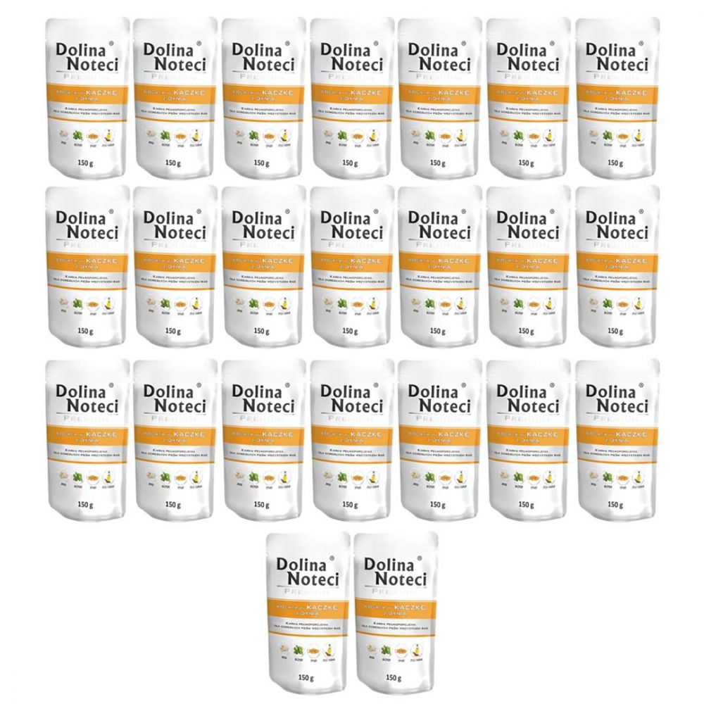 PAKIET FBA Dolina Noteci Premium Kaczka z Dynią 150 g X 30