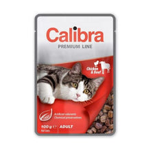 CALIBRA Cat Premium Adult Chicken and Beef 100g saszetka