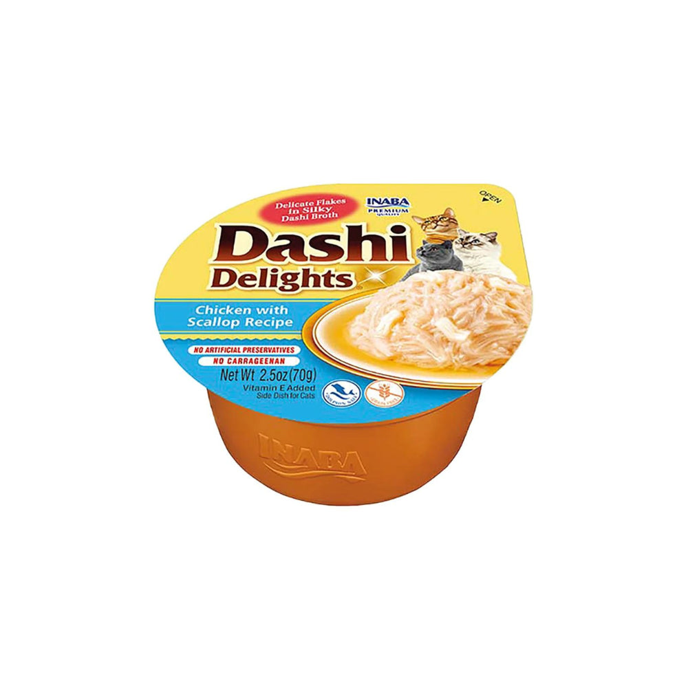 INABA CAT Dashi Delights kurczak małża 70g