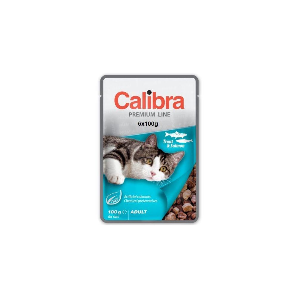 CALIBRA cat premium adult trout&salmon 6x100g