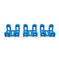 Gumowe Klipsy Na Lokalizator Tractive GPS DOG 4 Niebieskie 3 szt