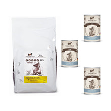 Pakiet Natural Trail Air Kurczak, Indyk, Łosoś, Mintaj i Kaczka Bezzbożowa Karma Dla Psa 12 kg + 3 x Natural Trail Air z Indykiem, Kaczką i Gęsią  400 g GRATIS