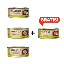 Pakiet Grandorf Tuna Fillet & Crab Fillet Mokra Karma Dla Kota Filet z Tuńczyka i Kraba 3 x 70 g + 1 Puszka GRATIS!