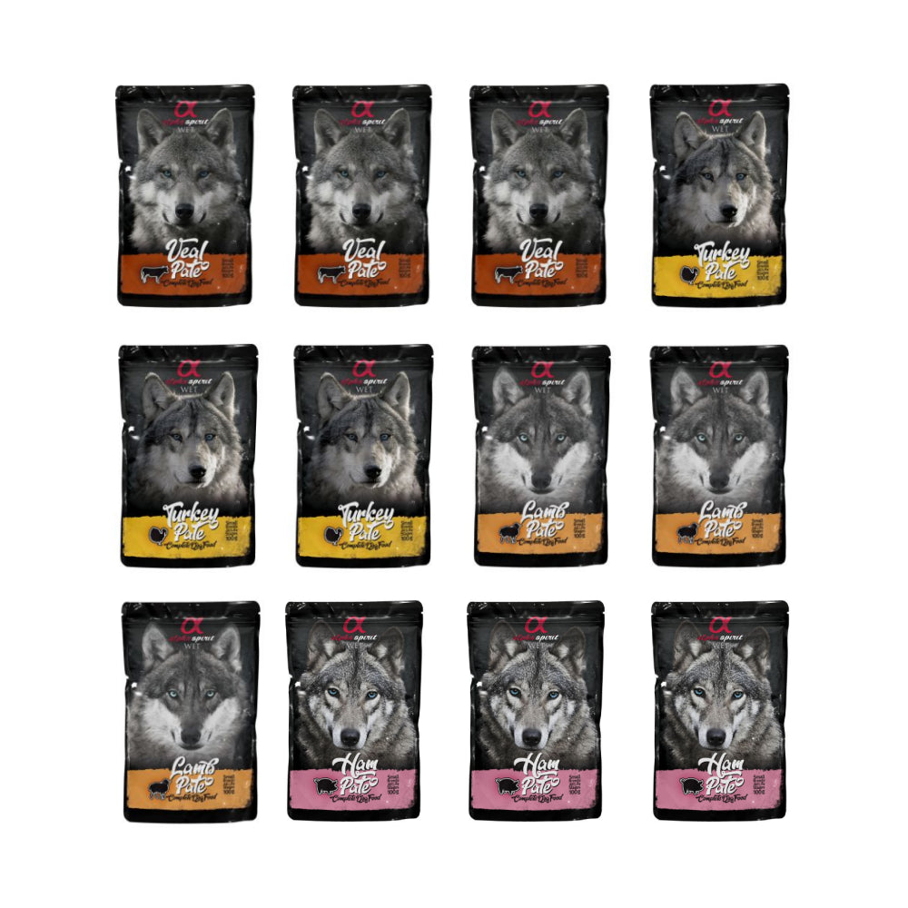 Pakiet Alpha Spirit Pasztet Mix Smaków 12 x 100 g