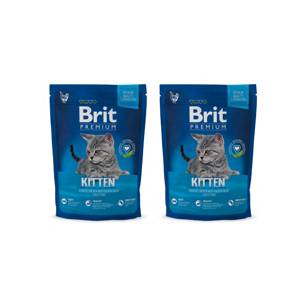 Pakiet Brit Premium Kitten Kocięta Kurczak 2 x 1,5 kg