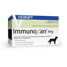 Vebiot Immunoxan Dog Preparat Dla Szczeniąt i Dorosłych Psów Wspomagający Wzmocnienie Układu Immunologicznego 60 Tabletek