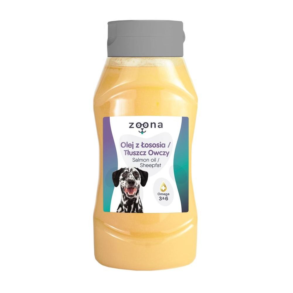 ZOONA olej z łososia/tłuszcz owczy 500ml