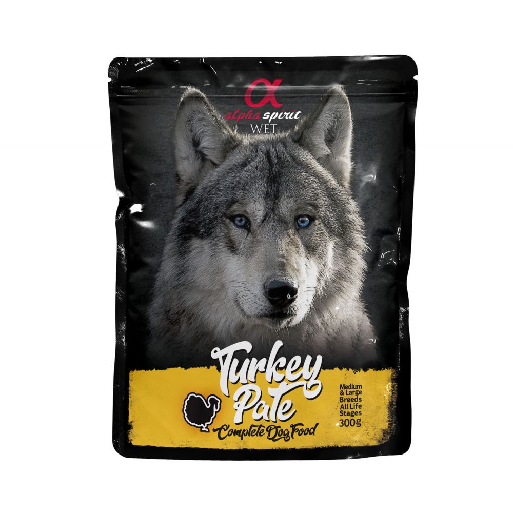 Alpha Spirit Mokra Karma Dla Psa Pasztet Z Indyka 300 g