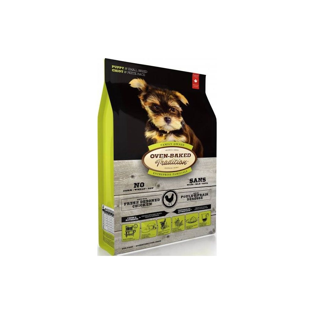 Oven Baked Sucha Karma Dla Szczeniaków Małych Ras Ze Świeżym Kurczakiem 2,27 kg