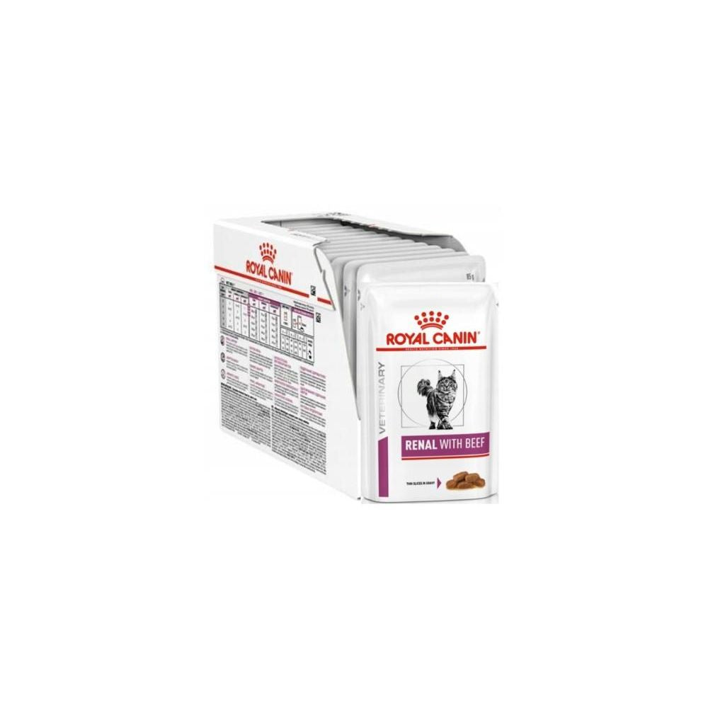 ROYAL CANIN Cat Renal z wołowiną 12x85g karma mokra dla kotów