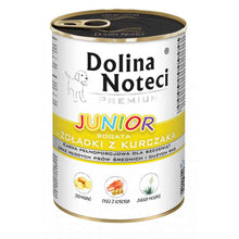 Dolina Noteci Premium Bogata w Żołądki z Kurczaka Junior 400 g