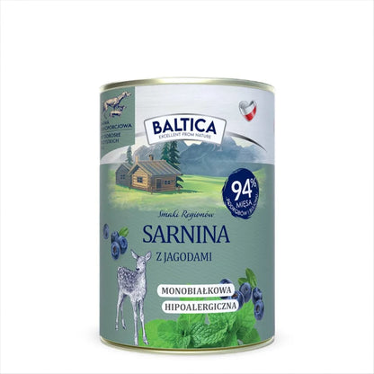 BALTICA Sarnina z jeżyną 400g karma mokra bezzbożowa