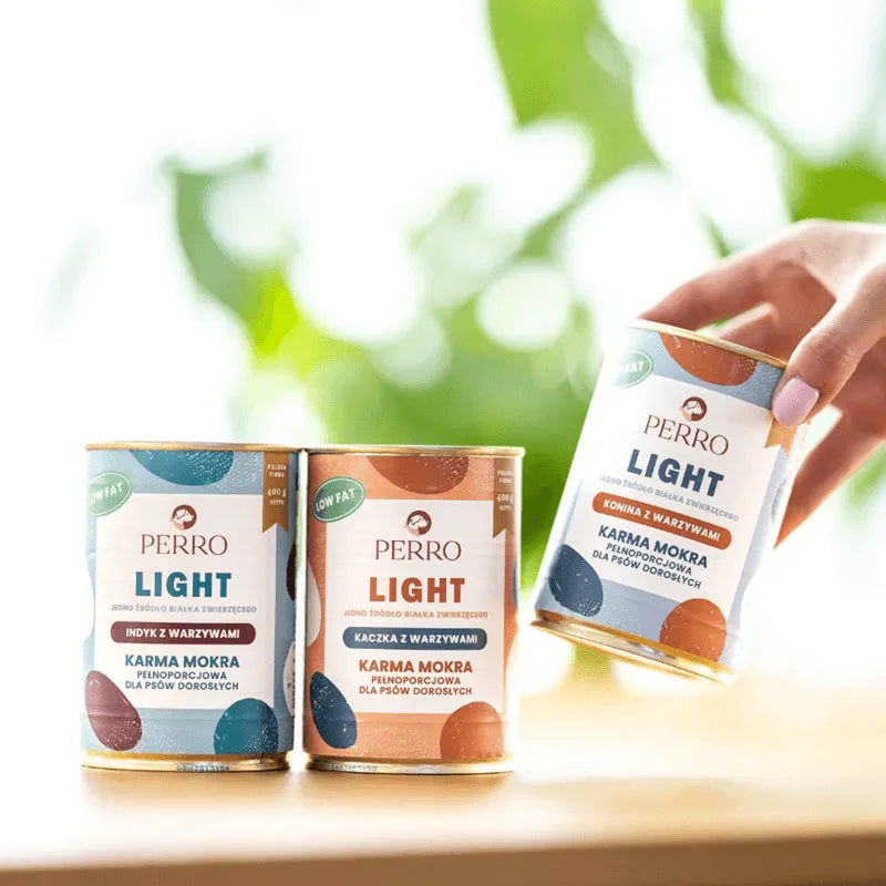 PERRO Light Kaczka z warzywami 400g monobiałkowa karma mokra dla psów dorosłych