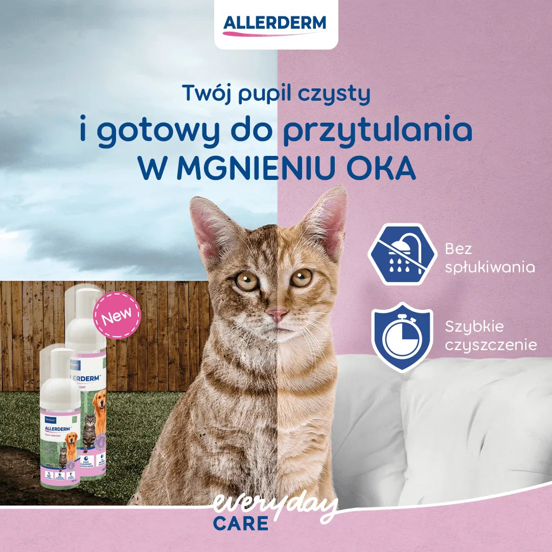 VIRBAC Allerderm Pianka micelarna oczyszczająca 100ml