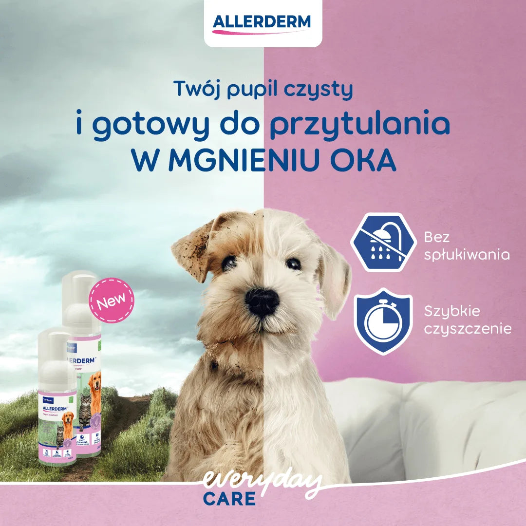 VIRBAC Allerderm Pianka micelarna oczyszczająca 100ml