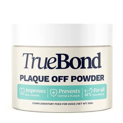 TRUEBOND PlaqueOff Powder Dental 150g naturalny proszek na kamień nazębny i świeży oddech
