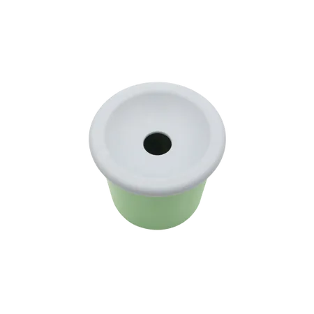 Fiboo Kubek Fibeek Przykrywka z otworem zielony