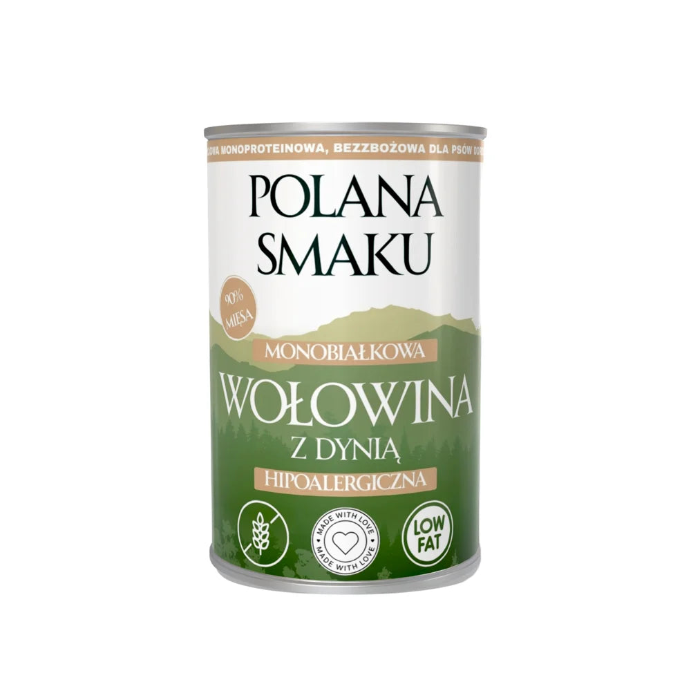 POLANA SMAKU Wołowina z Dynią 400g karma mokra monoproteinowa dla psów dorosłych